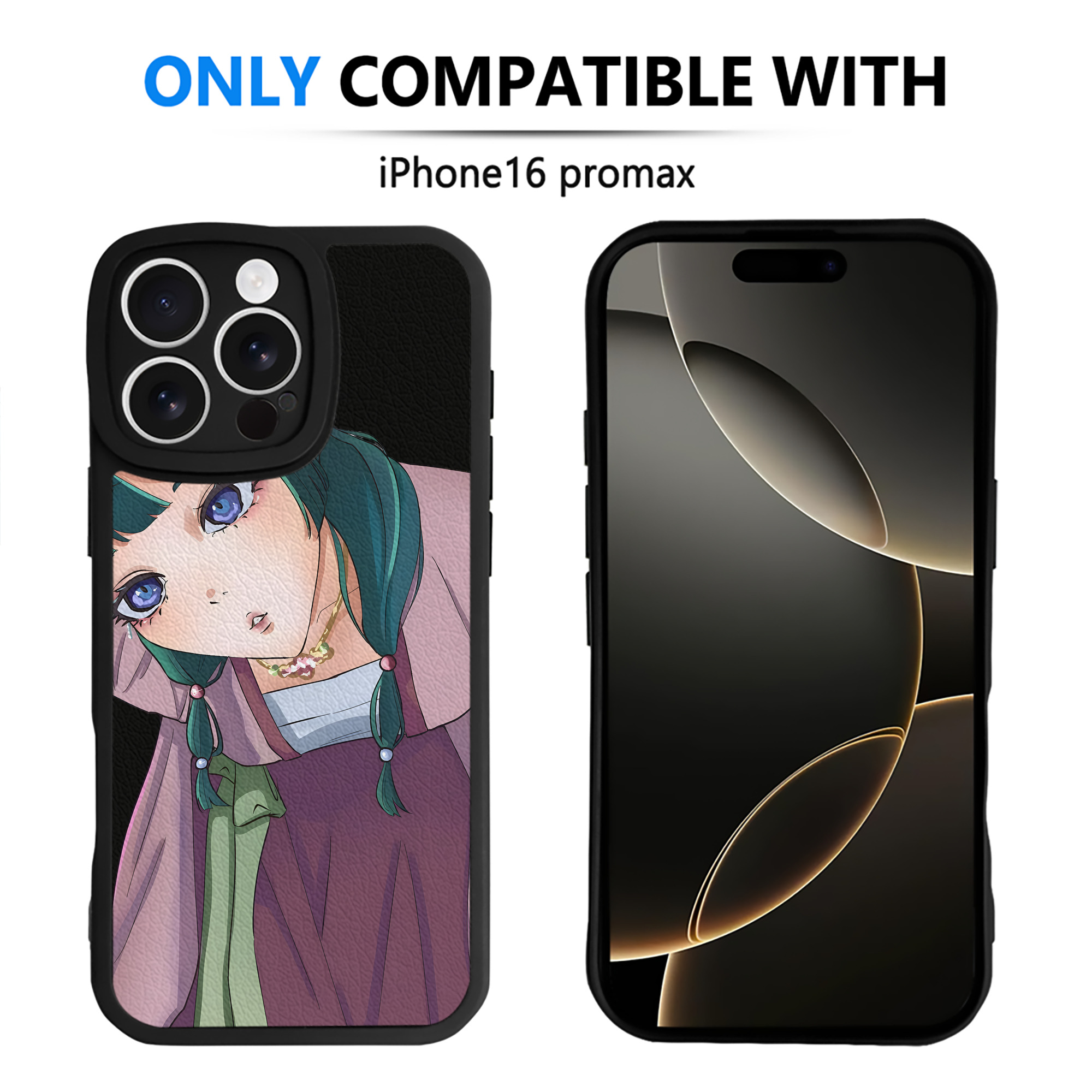 （画像用） 薬屋のひとりごと The Apothecary Diaries 【iPhone 16シリーズ対応】シリコンスマホケース（レザー調） 材質：シリコン